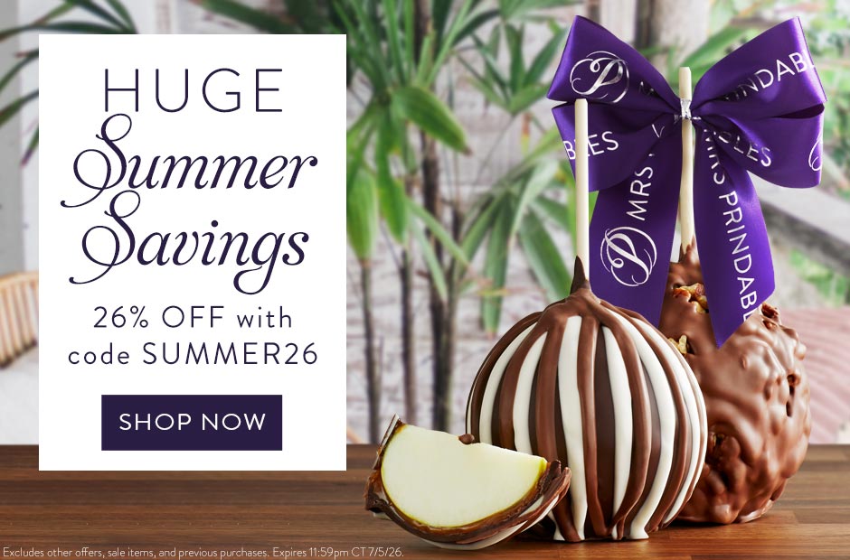 Gourmet Caramel Apples Delivered | Edible Gift Baskets | Mrs
