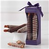 Four&#32;assorted&#32;Chocolate&#32;and&#32;Caramel&#32;Dipped&#32;Pretzels&#32;in&#32;a&#32;Mrs&#32;Prindables&#32;gift&#32;box