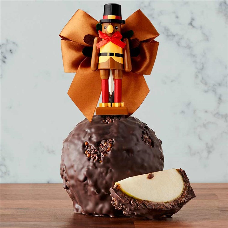 Dark Chocolate Cocoa Turkey Nutcracker Jumbo Caramel Apple Mrs Prindables