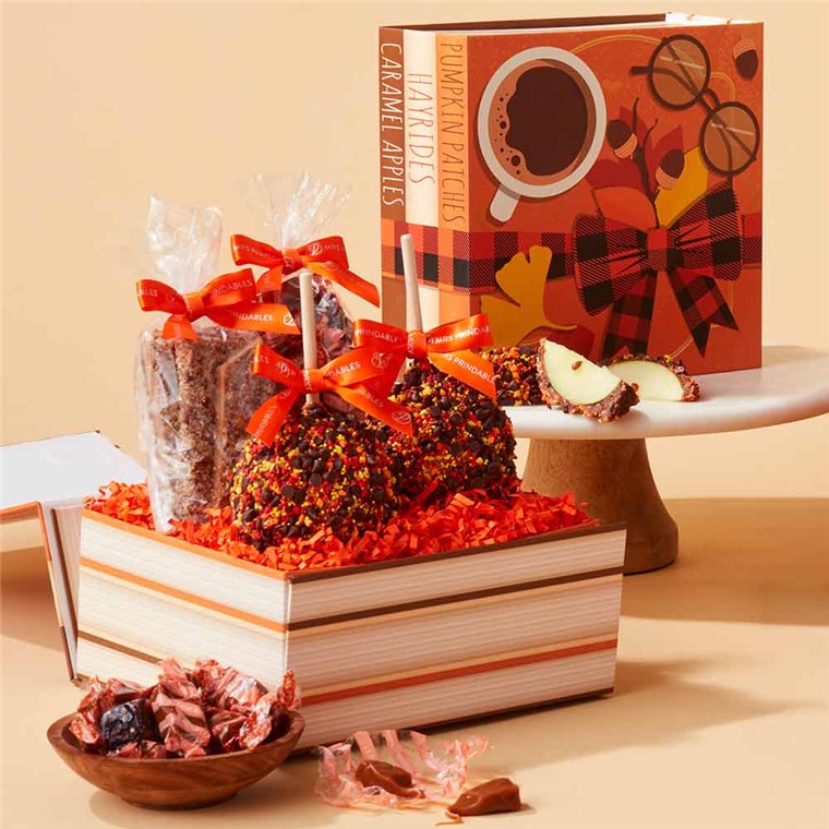 Fall Farmhouse Caramel Apple Gift Set | Mrs Prindables
