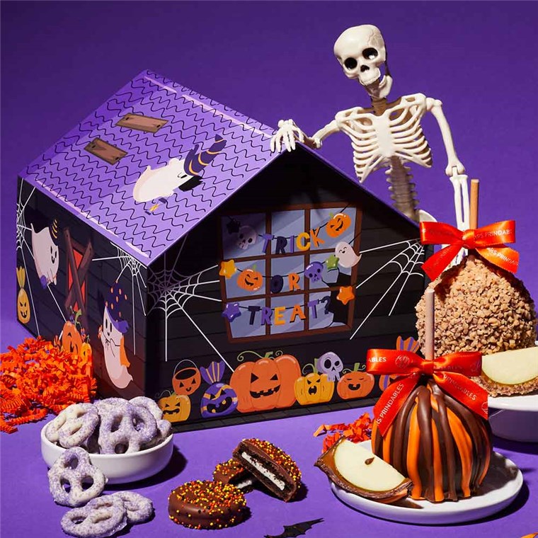 Haunted Manor Caramel Apple Gift Set | Mrs Prindables