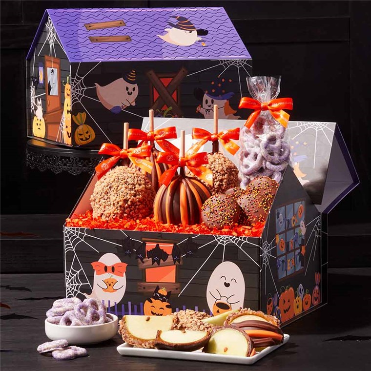 Haunted Manor Caramel Apple Gift Set | Mrs Prindables