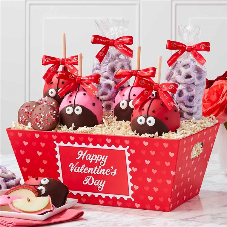 Love Letters Caramel Apple & Confection Gift Tray | Mrs Prindables