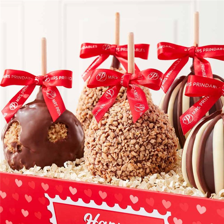 Love Letters Caramel Apple Gift Tray | Mrs Prindables