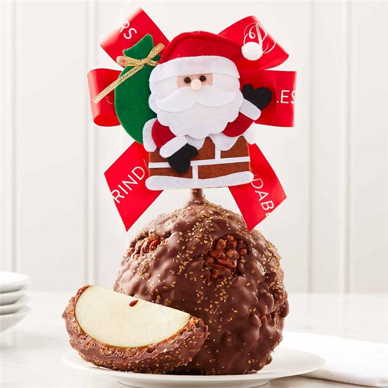 アップル Jolly Old Saint Nick Jumbo Caramel Apple | Mrs Prindables