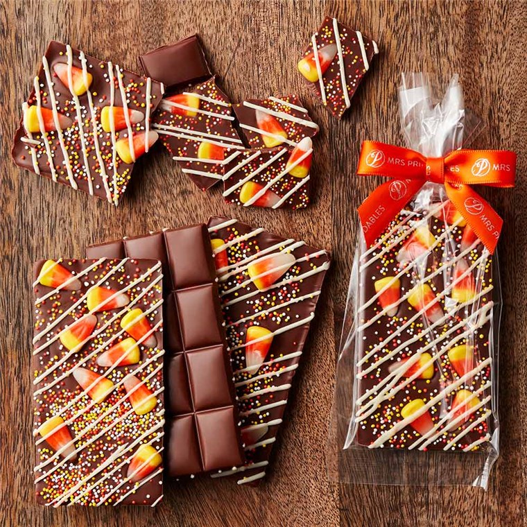 Milk Chocolate Candy Corn Bark, 5pc Mrs Prindables