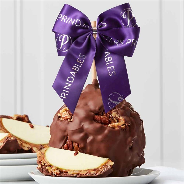 Milk Chocolate Walnut Pecan Jumbo Caramel Apple | Mrs Prindables