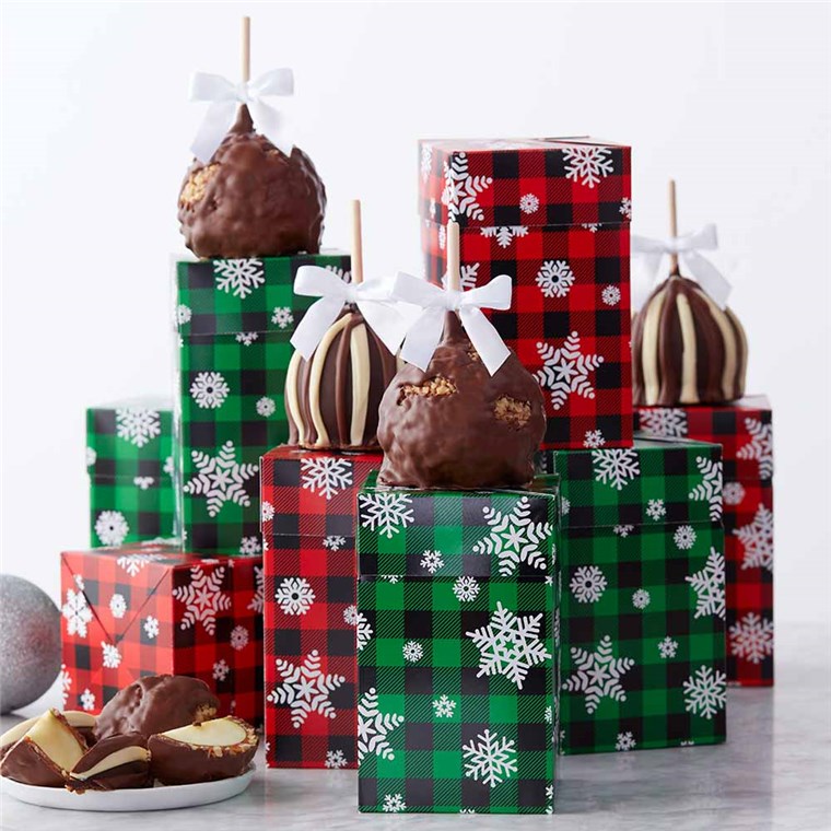 plaid-snowflakes-caramel-apple-gift-set-of-8-1939152