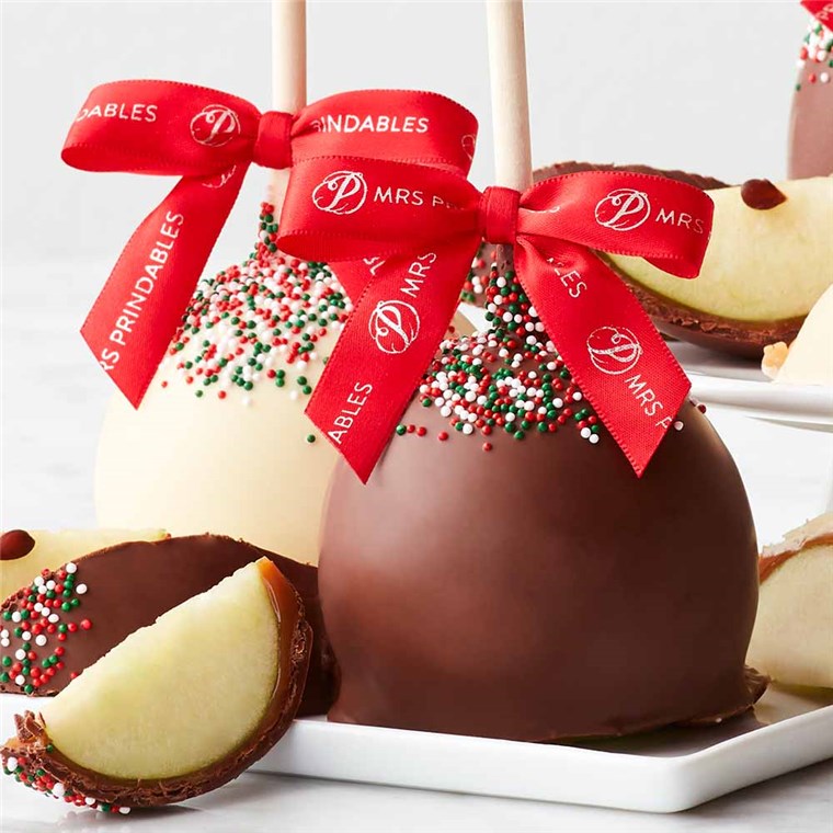 Holly Jolly Caramel Apple 4-Pack | Mrs Prindables