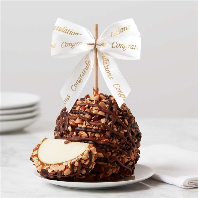 Congratulations Jumbo Caramel Apple | Mrs Prindables