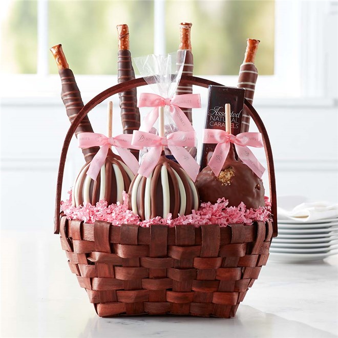 Classic Spring Caramel Apple Gift Basket Mrs Prindables