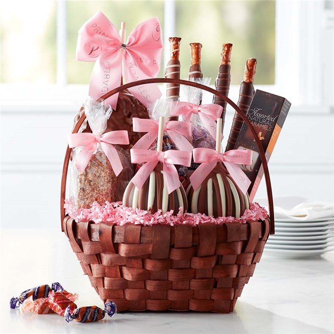 Grand Spring Caramel Apple Gift Basket | Mrs Prindables