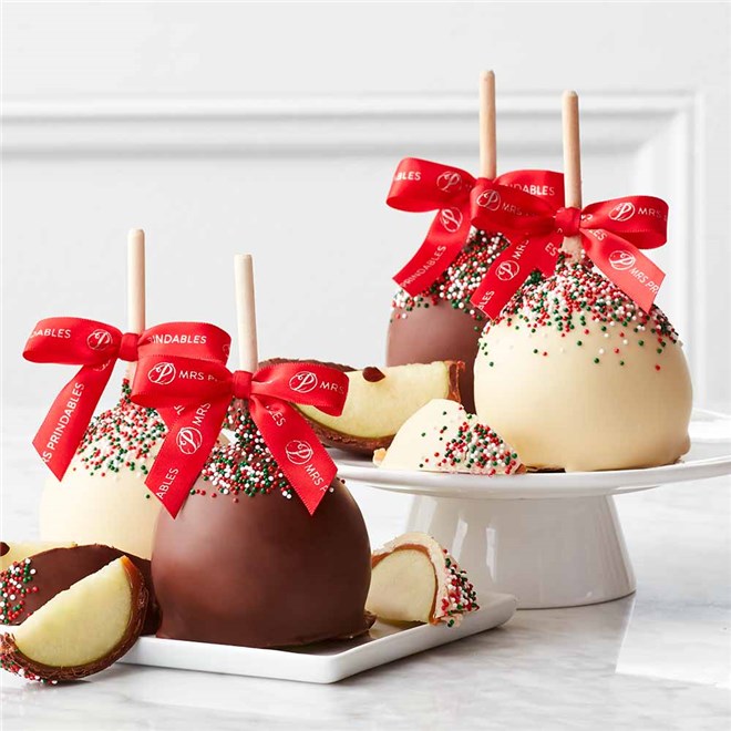 Holly Jolly Caramel Apple 4-Pack | Mrs Prindables