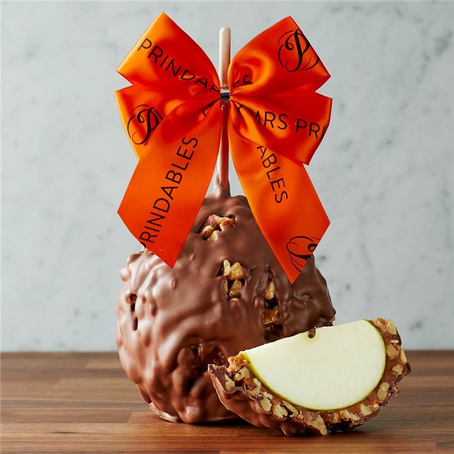 Milk Chocolate Walnut Pecan Autumn Jumbo Caramel Apple | Mrs