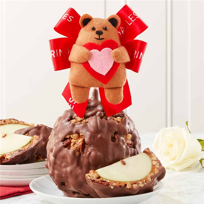Love You Beary Much Jumbo Caramel Apple | Mrs Prindables