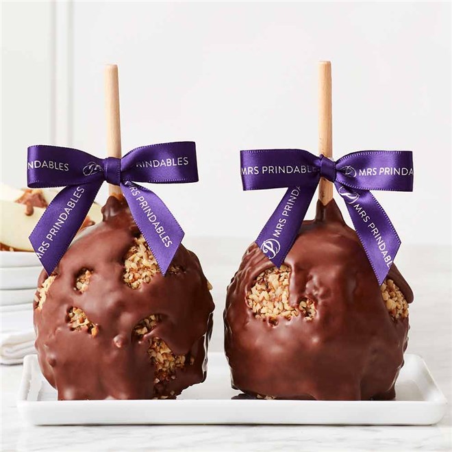 Milk Chocolate Walnut Caramel Apple 2-Pack | Mrs Prindables
