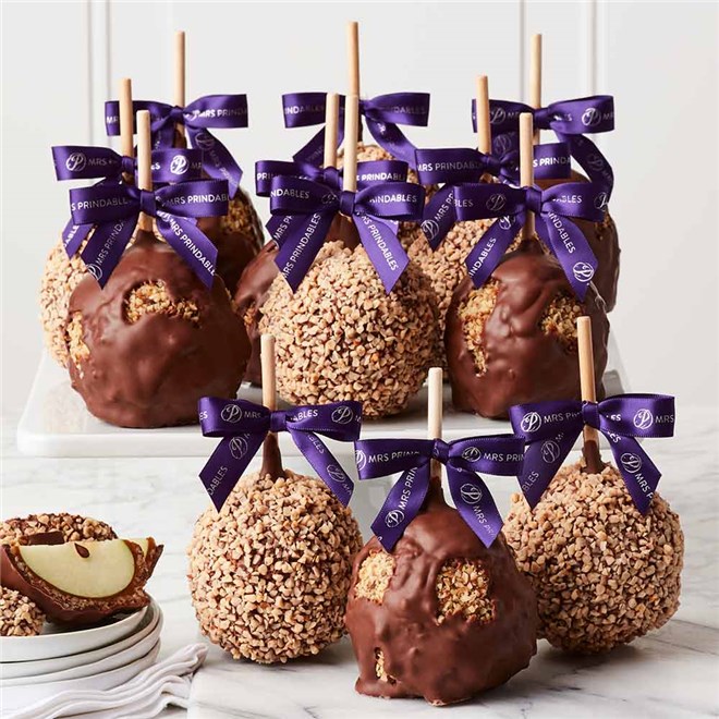 Nut Lovers Caramel Apple 12-Pack | Mrs Prindables