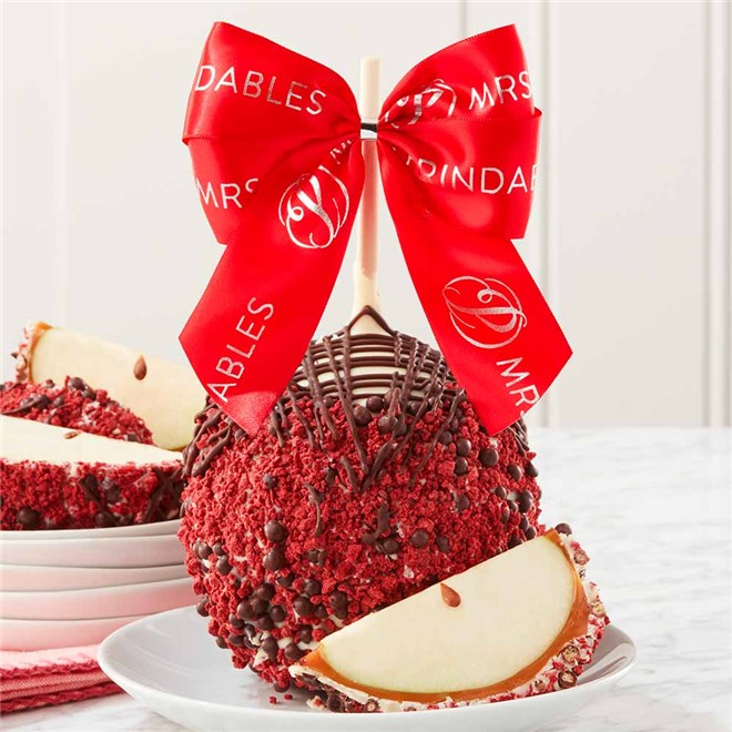 Valentine's Jumbo Caramel Apple | Mrs Prindables