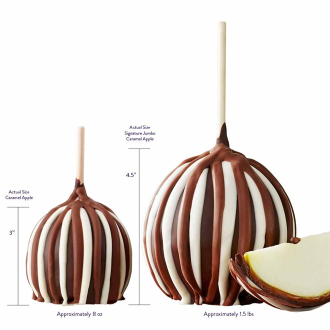 Triple Chocolate Jumbo Caramel Apple | Mrs Prindables