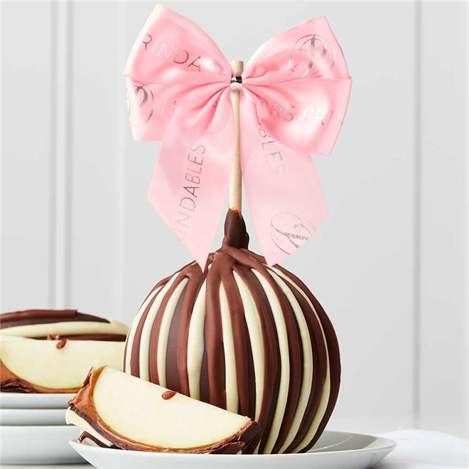 Triple Chocolate Sweet Spring Jumbo Caramel Apple | Mrs Prindables