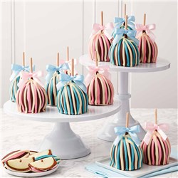 Baby Blue & Baby Pink Triple Chocolate Caramel Apple 12-Pack