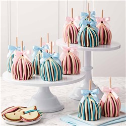 Baby Blue & Baby Pink Triple Chocolate Caramel Apple 12-Pack