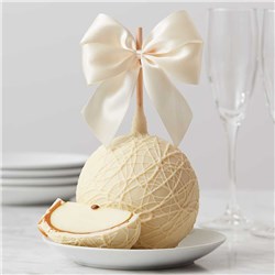 White Chocolate Bride Jumbo Caramel Apple