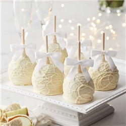 White Chocolate Bride Caramel Apple 12-Pack