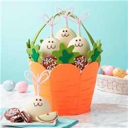 Carrot Patch Caramel Apple Gift Basket