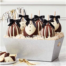 New Year's Caramel Apple Gift Tray