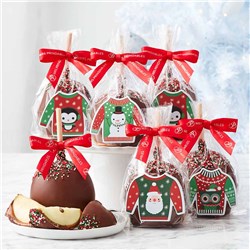 Christmas Sweaters Caramel Apple Gift Set