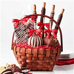 Classic Holiday Caramel Apple Gift Basket