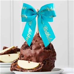 Happy Birthday Ribbon Jumbo Caramel Apple