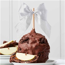 Silver Bow Jumbo Caramel Apple