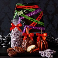 Creepy Coffin Caramel Apple Gift Set