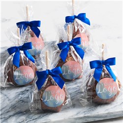 Custom Label Milk Chocolate Walnut Caramel Apple 12-Pack