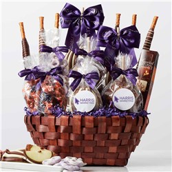 Classic Valentine Caramel Apple Gift Basket