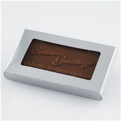 Promotional Chocolate - Custom Chocolate Business Cards, 50 per Case