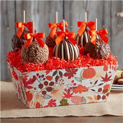 Fall Leaves Petite Caramel Apple Tray 1939032 Fall Leaves Petite Caramel Apple Tray 1939032