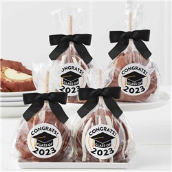 Congrats Grad Caramel Apple 4-Pack