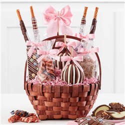 Grand Spring Caramel Apple Gift Basket