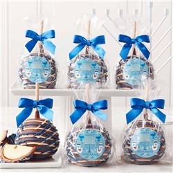 Hanukkah Greetings Caramel Apple Gift Set