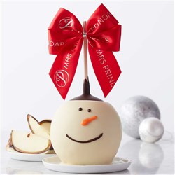 Happy Snowman Jumbo Caramel Apple