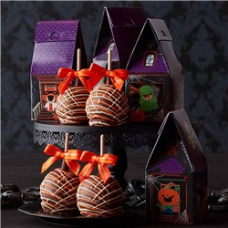 Haunted Houses Caramel Apple Gift Set