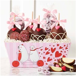Head Over Wheels Caramel Apple & Confections Gift Tray