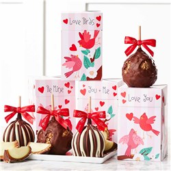 Love Birds Caramel Apple Gift Set