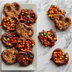 Chocolate and Candy Covered Pretzel Twists, 12pc