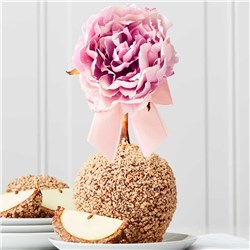 Purple Peony Jumbo Caramel Apple