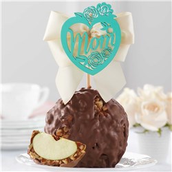 Mom Heart Jumbo Caramel Apple