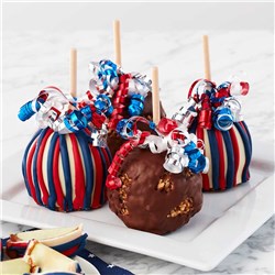 Patriotic Caramel Apple 4-Pack